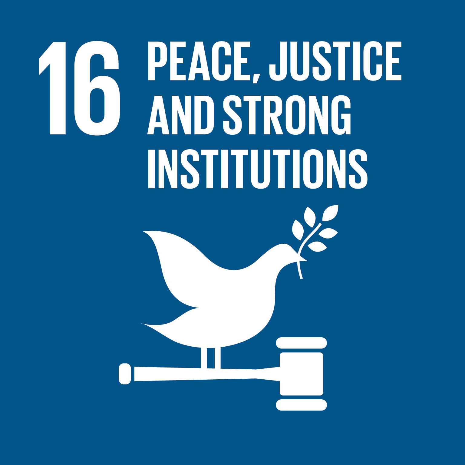 Logo SDG 16
